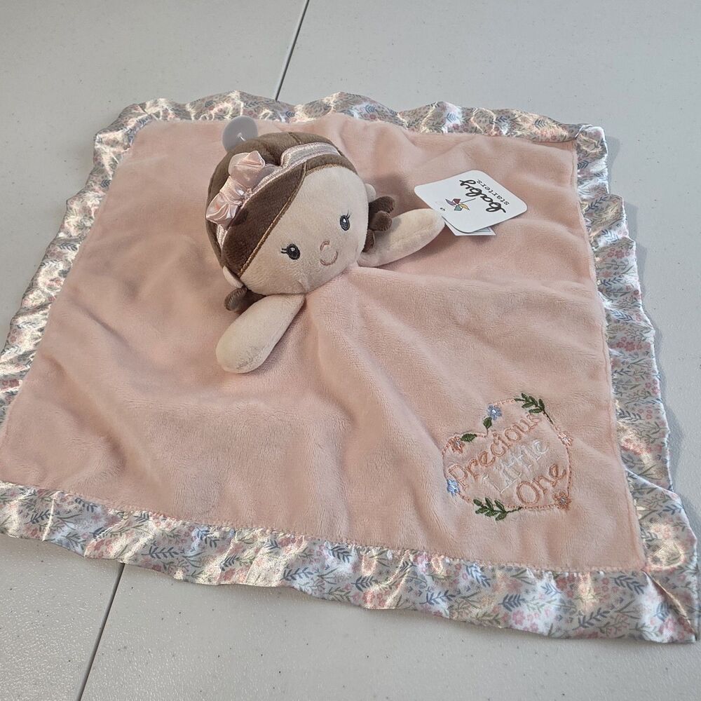 Baby Starters Precious Little One Doll Pink Security Blanket Lovey Girls NWT